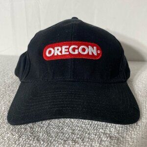 Vintage Black Red Oregon Hat
